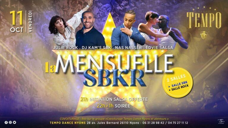 Soirée Mensuelle SBKR le 11 octobre